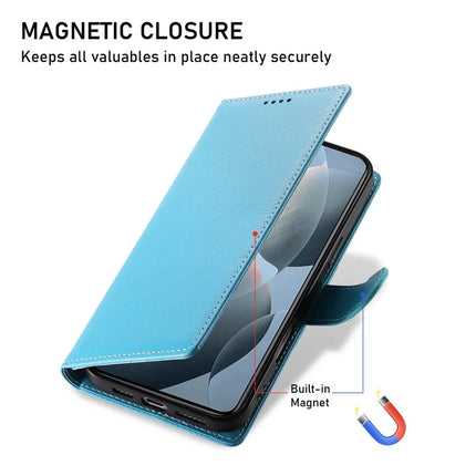 DF-012 For OnePlus Nord CE4 Lite 5G Case Litchi Texture Leather Magnetic Clasp Wallet Stand Phone Cover