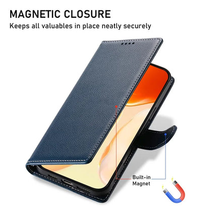 DF-012 For iPhone 16 Plus Case Litchi Texture Leather Wallet Stand Phone Cover