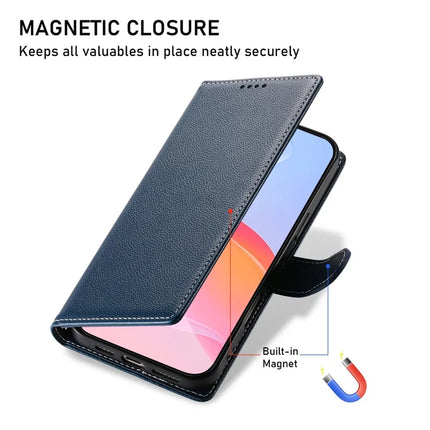DF-012 For iPhone 16 Pro Case Litchi Texture Leather Wallet Stand Phone Cover