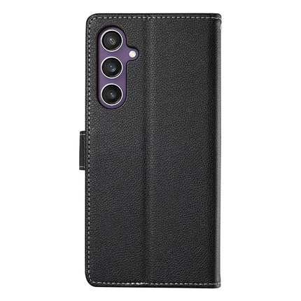 DF-012 For Samsung Galaxy S23 FE Case Litchi Texture Leather Wallet Stand Phone Cover