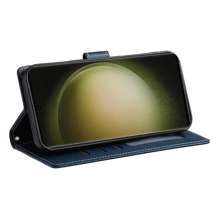 DF-012 For Samsung Galaxy S23 FE Case Litchi Texture Leather Wallet Stand Phone Cover