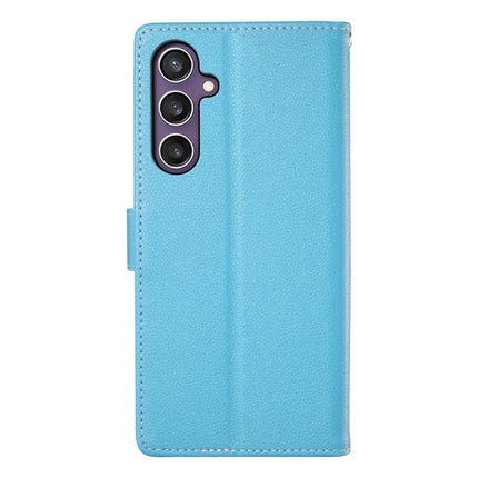 DF-012 For Samsung Galaxy S23 FE Case Litchi Texture Leather Wallet Stand Phone Cover