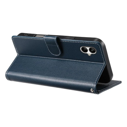 DF-012 For Samsung Galaxy A05 4G Case Litchi Texture Leather Wallet Stand Phone Cover