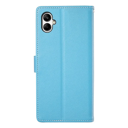 DF-012 For Samsung Galaxy A05 4G Case Litchi Texture Leather Wallet Stand Phone Cover
