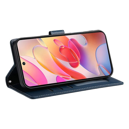 DF-012 For Samsung Galaxy A16 5G / A16 4G Case Litchi Texture Leather Magnetic Clasp Wallet Stand Phone Cover