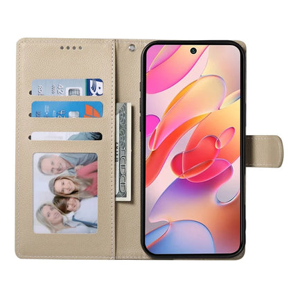 DF-012 For Samsung Galaxy A56 5G / A36 5G Case Litchi Texture Leather Magnetic Clasp Wallet Stand Phone Cover