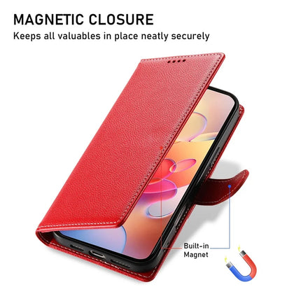 DF-012 For Samsung Galaxy A56 5G / A36 5G Case Litchi Texture Leather Magnetic Clasp Wallet Stand Phone Cover