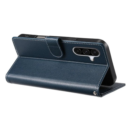 DF-012 For Samsung Galaxy A56 5G / A36 5G Case Litchi Texture Leather Magnetic Clasp Wallet Stand Phone Cover