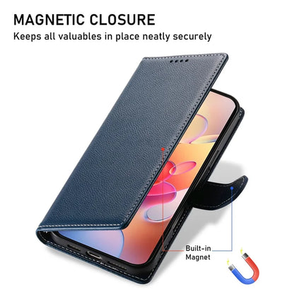 DF-012 For Samsung Galaxy A56 5G / A36 5G Case Litchi Texture Leather Magnetic Clasp Wallet Stand Phone Cover