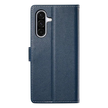 DF-012 For Samsung Galaxy A56 5G / A36 5G Case Litchi Texture Leather Magnetic Clasp Wallet Stand Phone Cover