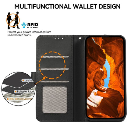 For iPhone 16e Case RFID Blocking Flip Leather Phone Cover