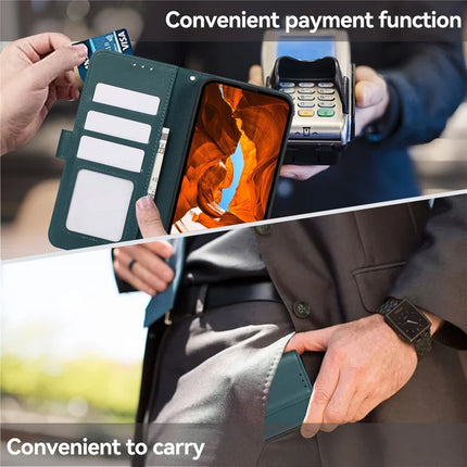 For iPhone 16e Case RFID Blocking Flip Leather Phone Cover