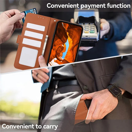 For iPhone 16e Case RFID Blocking Flip Leather Phone Cover