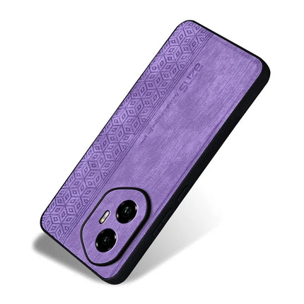 AZNS For Honor 300 Case Protective PU Leather Covered TPU Phone Shell