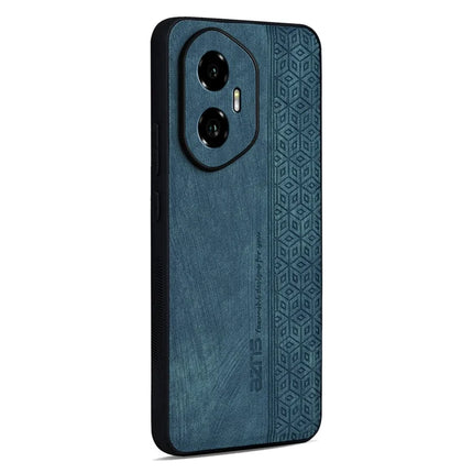 AZNS For Honor 300 Case Protective PU Leather Covered TPU Phone Shell - Green