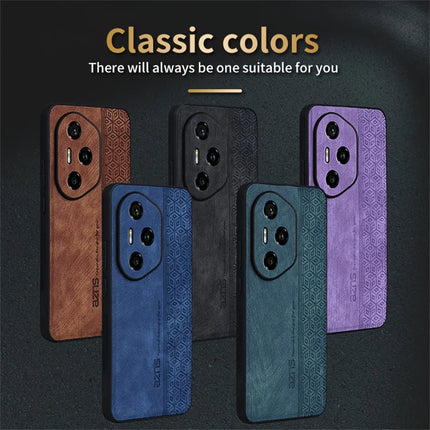 AZNS For Honor 300 Pro  /  300 Ultra Case Protective PU Leather Covered TPU Phone Shell