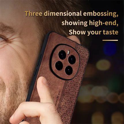 AZNS For Honor Magic7 5G Case Protective PU Leather Covered TPU Phone Shell