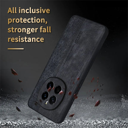 AZNS For Honor Magic7 5G Case Protective PU Leather Covered TPU Phone Shell