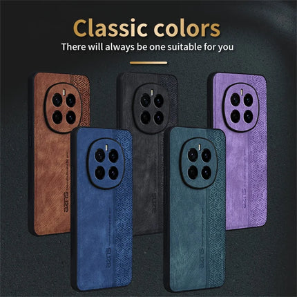 AZNS For Honor Magic7 5G Case Protective PU Leather Covered TPU Phone Shell