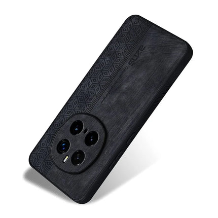 AZNS For Honor Magic7 Pro 5G Case Protective PU Leather Covered TPU Phone Shell