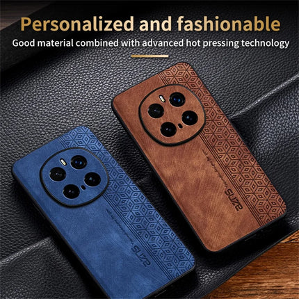 AZNS For Honor Magic7 Pro 5G Case Protective PU Leather Covered TPU Phone Shell