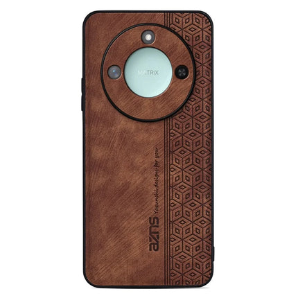 AZNS For Honor X60 5G Case Protective PU Leather Covered TPU Phone Shell