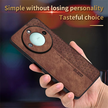 AZNS For Honor X60 5G Case Protective PU Leather Covered TPU Phone Shell
