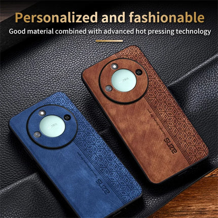 AZNS For Honor X60 5G Case Protective PU Leather Covered TPU Phone Shell