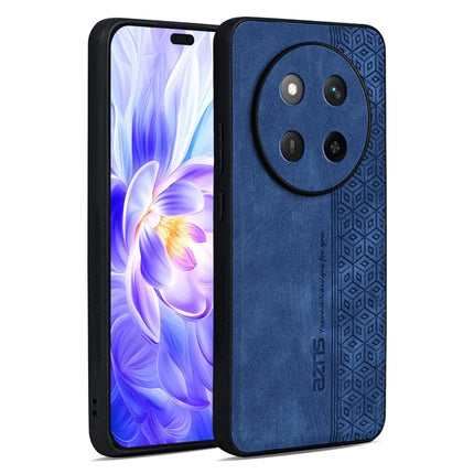 AZNS For Honor X60 Pro 5G Case Protective PU Leather Covered TPU Phone Shell - Blue
