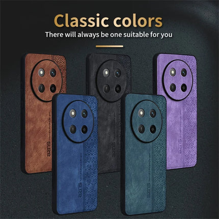 AZNS For Honor X60 Pro 5G Case Protective PU Leather Covered TPU Phone Shell