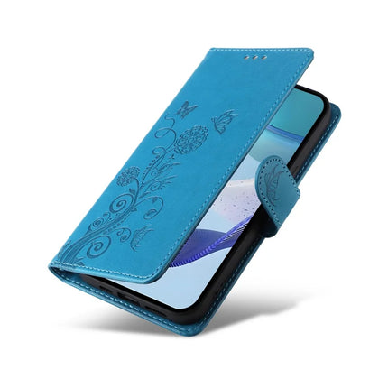 For Realme C75 / 14x 5G Case Butterfly Floral Imprint Wallet Stand Leather Phone Cover