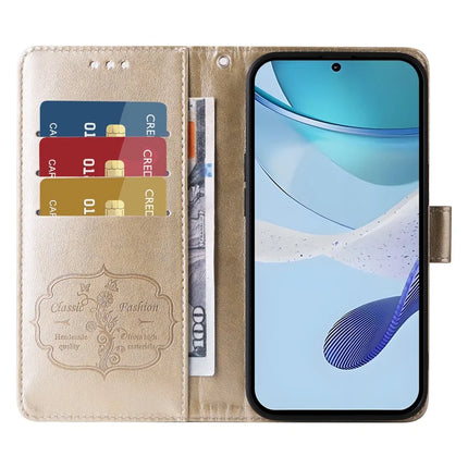 For Realme C75 / 14x 5G Case Butterfly Floral Imprint Wallet Stand Leather Phone Cover