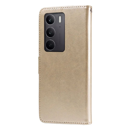 For Realme C75 / 14x 5G Case Butterfly Floral Imprint Wallet Stand Leather Phone Cover
