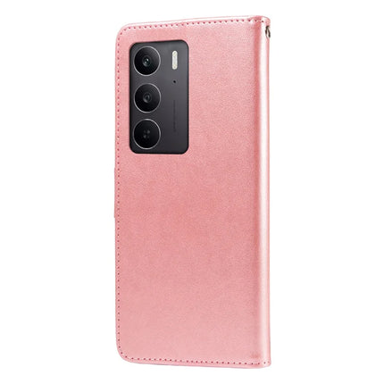 For Realme C75 / 14x 5G Case Butterfly Floral Imprint Wallet Stand Leather Phone Cover