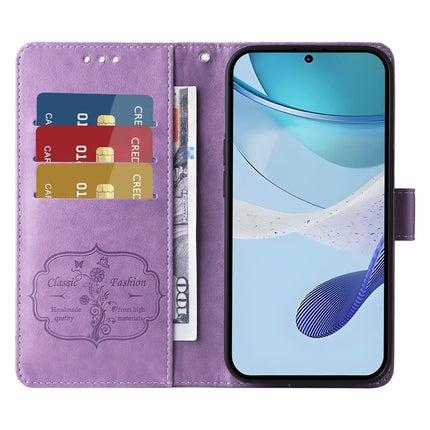 For Realme C75 / 14x 5G Case Butterfly Floral Imprint Wallet Stand Leather Phone Cover