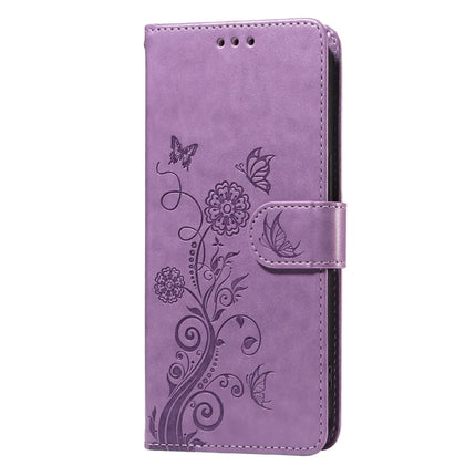 For Realme C75 / 14x 5G Case Butterfly Floral Imprint Wallet Stand Leather Phone Cover