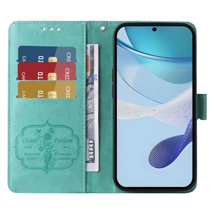 For Realme C75 / 14x 5G Case Butterfly Floral Imprint Wallet Stand Leather Phone Cover