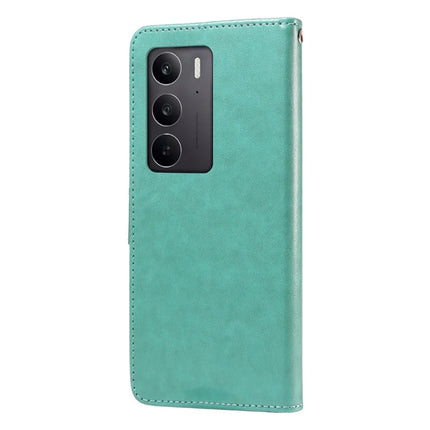 For Realme C75 / 14x 5G Case Butterfly Floral Imprint Wallet Stand Leather Phone Cover