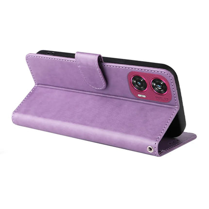 For Motorola Edge 50 Fusion 5G Case Butterfly Floral Imprint Wallet Stand Leather Phone Cover