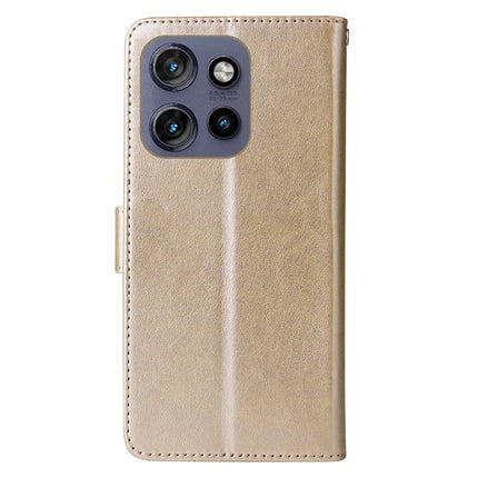 Phone Case For Motorola Edge 50 Neo 5G / Moto S50 5G / ThinkPhone 25 5G Wallet Stand Butterfly Floral Imprint Leather Cover