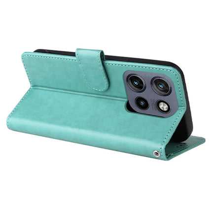 Phone Case For Motorola Edge 50 Neo 5G / Moto S50 5G / ThinkPhone 25 5G Wallet Stand Butterfly Floral Imprint Leather Cover