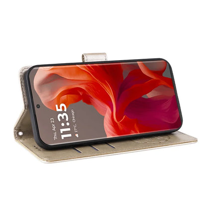 Stand Case for Motorola Moto G85 5G / S50 Neo 5G Butterfly Floral Imprint Wallet Leather Phone Cover