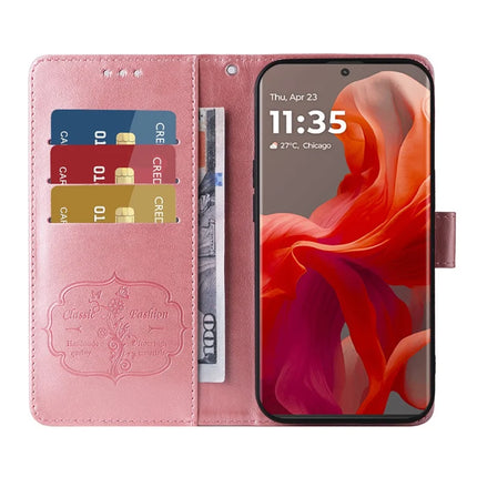 Stand Case for Motorola Moto G85 5G / S50 Neo 5G Butterfly Floral Imprint Wallet Leather Phone Cover