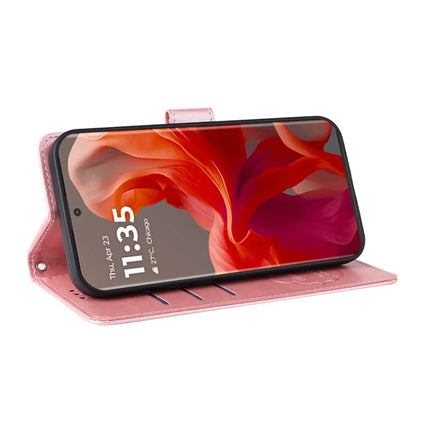 Stand Case for Motorola Moto G85 5G / S50 Neo 5G Butterfly Floral Imprint Wallet Leather Phone Cover