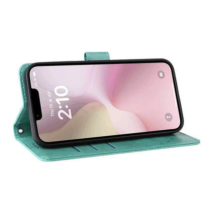 For iPhone 16e Case Butterfly Floral Imprint Wallet Stand Leather Phone Cover