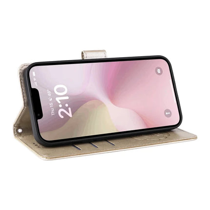 For iPhone 16e Case Butterfly Floral Imprint Wallet Stand Leather Phone Cover