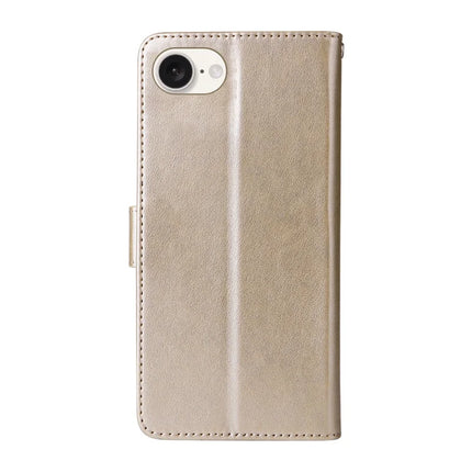 For iPhone 16e Case Butterfly Floral Imprint Wallet Stand Leather Phone Cover