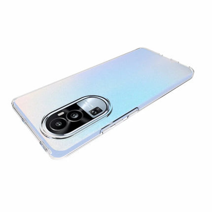10Pcs  /  Pack Clear Case for Oppo Reno10 5G (Global) / Reno10 Pro 5G (Global)	Watermark Free TPU Protective Phone Cover