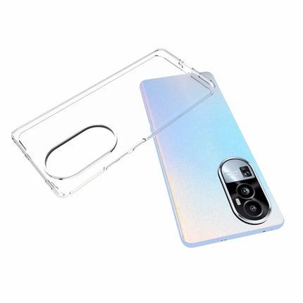 10Pcs  /  Pack Clear Case for Oppo Reno10 5G (Global) / Reno10 Pro 5G (Global)	Watermark Free TPU Protective Phone Cover
