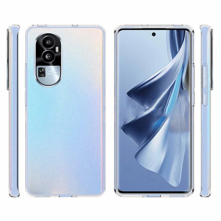 10Pcs  /  Pack Clear Case for Oppo Reno10 5G (Global) / Reno10 Pro 5G (Global)	Watermark Free TPU Protective Phone Cover